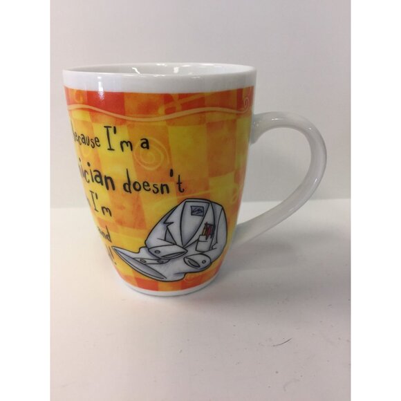 History & Heraldry Fine Porcelain Coffee Tea Mug "Technician", It's Only A Job. - Picture 2 of 7